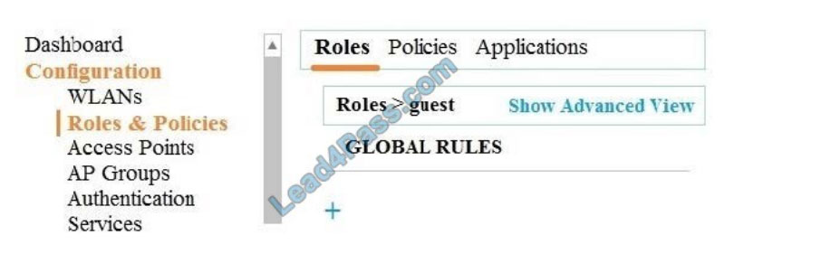 lead4pass hpe6-a70 practice test q11