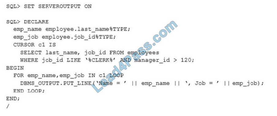 [2021.1] lead4pass 1z0-144 practice test q7