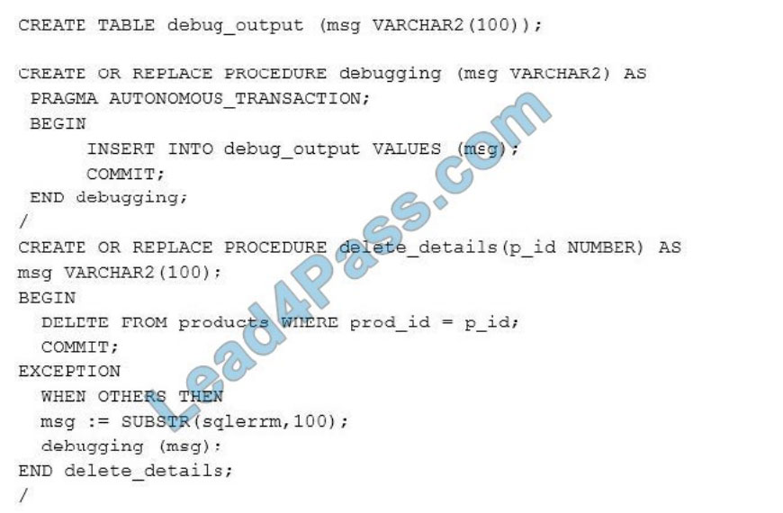 [2021.1] lead4pass 1z0-144 practice test q8-1