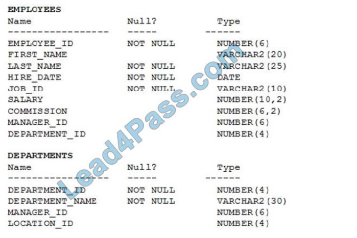 [2021.1] lead4pass 1z0-071 exam questions q8