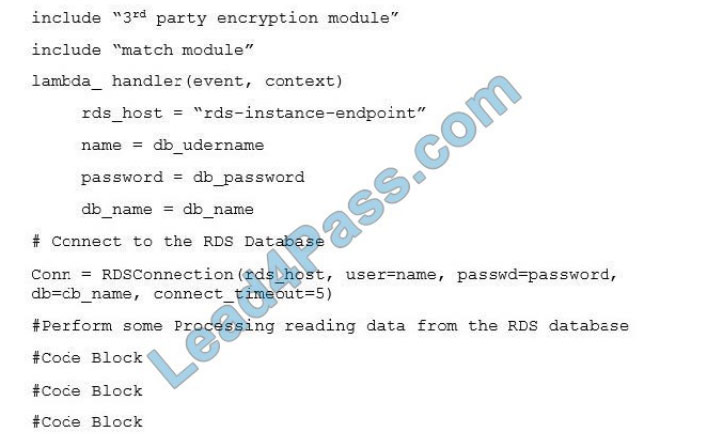 [2021.3] lead4pass dva-c01 practice test q12